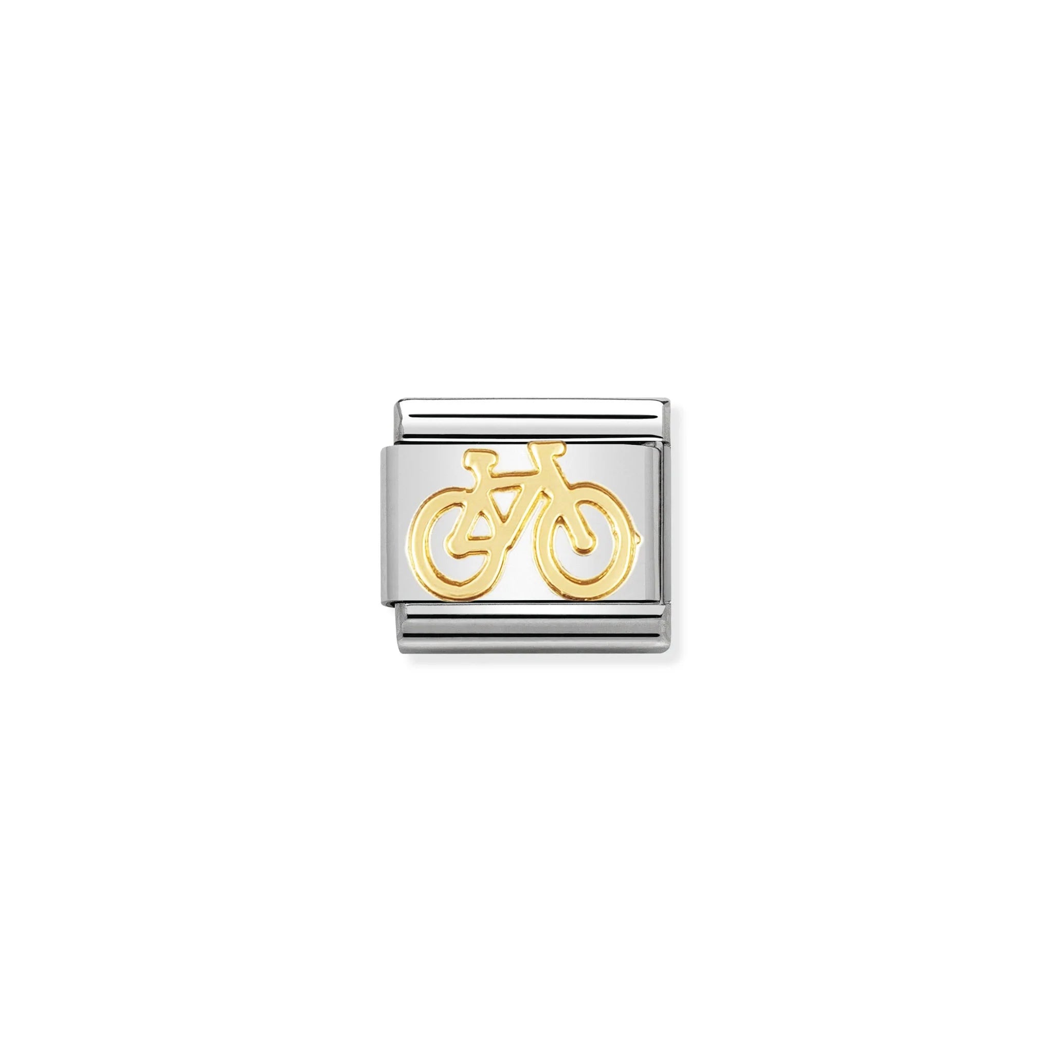 NOMINATION COMPOSABLE CLASSIC LINK 030108/04 BIKE IN 18K GOLD