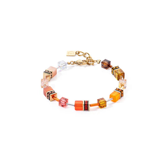 COEUR DE LION GEO CUBE SUNSET GOLD BRACELET