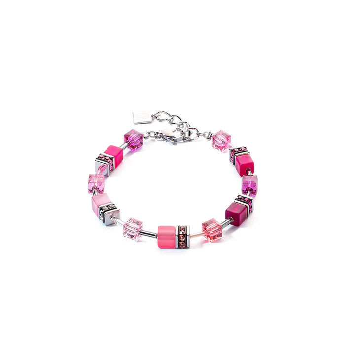 COEUR DE LION GEO CUBE VIVA MAGENTA BRACELET 2838/30_0422