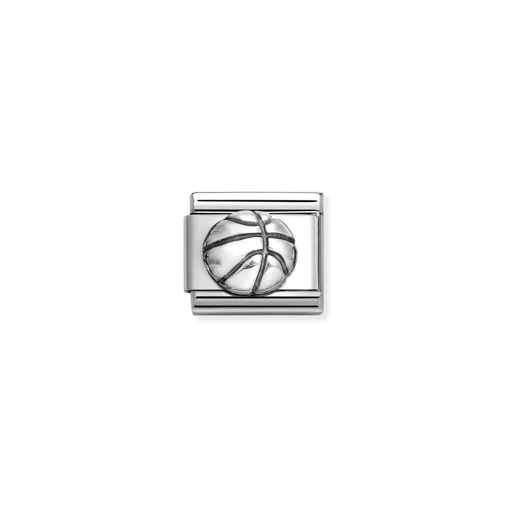 NOMINATION COMPOSABLE CLASSIC LINK 330101/70 BASKET BALL IN 925 SILVER