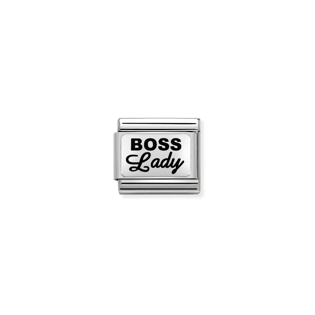 NOMINATION COMPOSABLE CLASSIC LINK 330109/35 BOSS LADY IN 925 SILVER