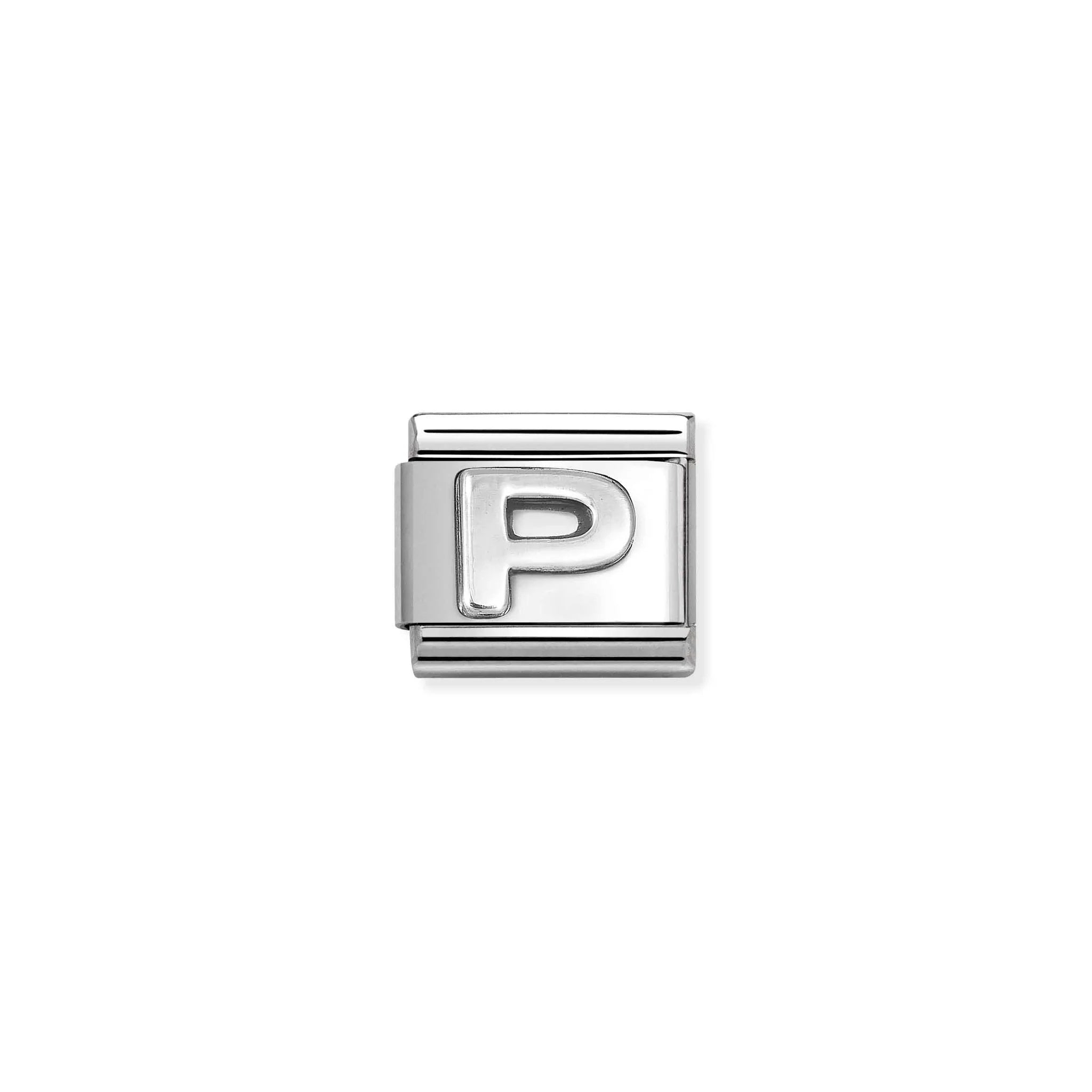 NOMINATION COMPOSABLE CLASSIC LINK 330113/16 LETTER P IN 925 SILVER