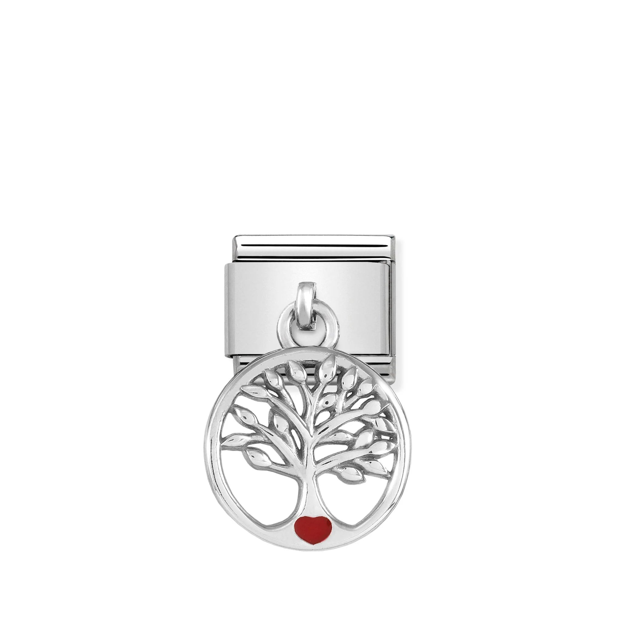 NOMINATION COMPOSABLE CLASSIC LINK 331805/07 TREE OF LIFE CHARM IN ENAMEL & 925 SILVER