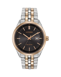 CITIZEN GENTS 2 TONE ECO-DRIVE WATCH BM7256-50E