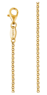 ENGELSRUFER GOLD 2.1MM PEA CHAIN 60CM