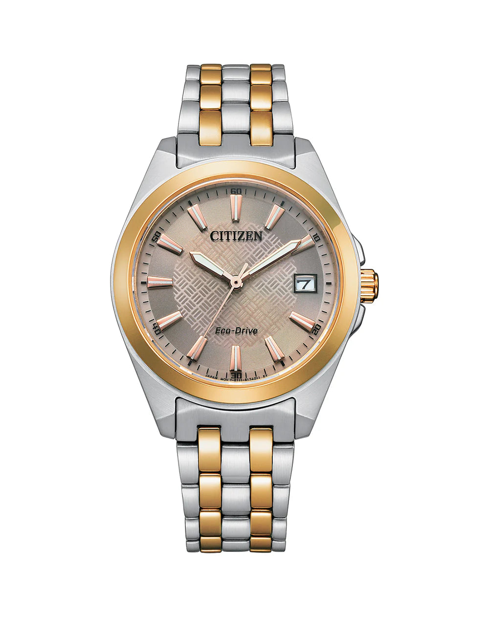 CITIZEN LADIES 2 TONE ECO-DRIVE WATCH EO1226-59X