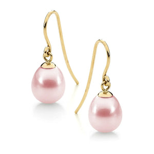 IKECHO THE JULIANE PINK DROP EARRINGS