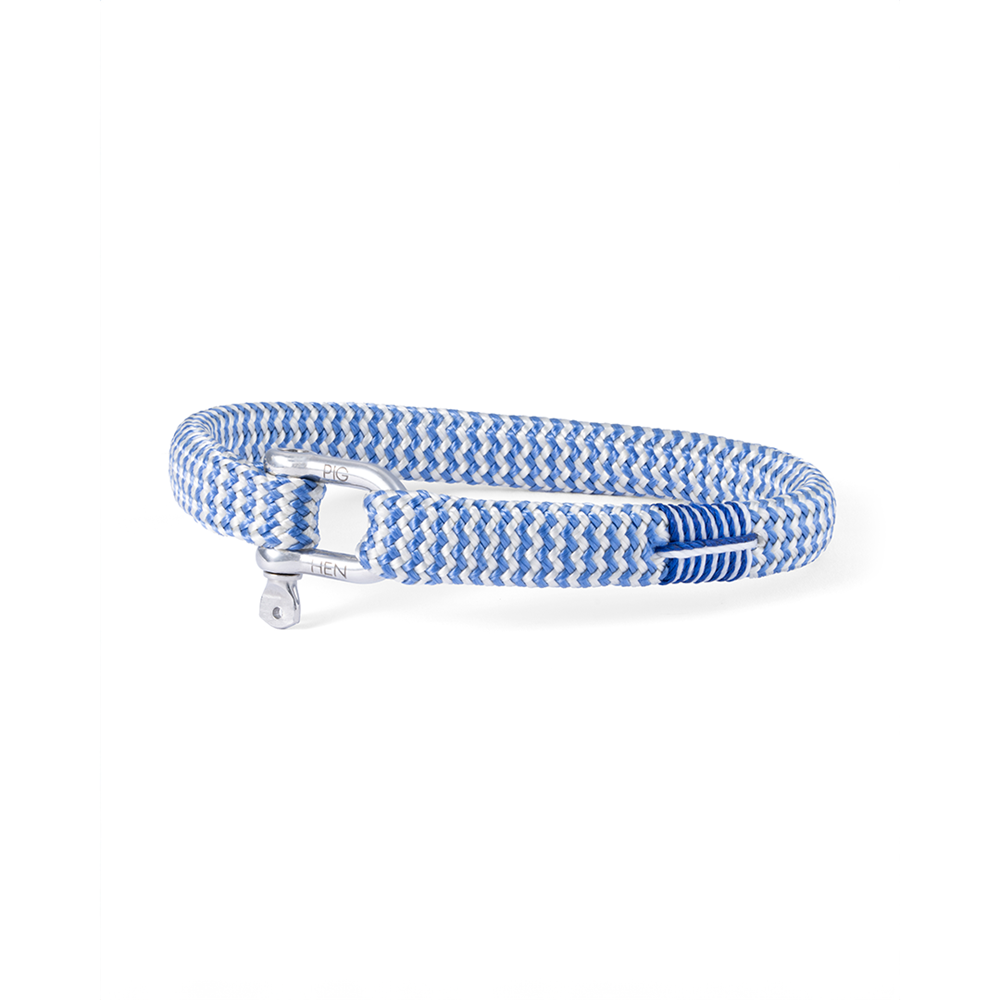PIG & HEN VICIOUS VIC INDIGO-CREAM/SILVER