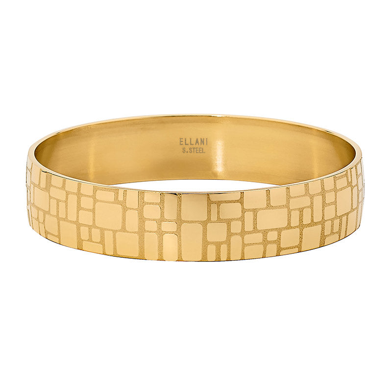 ELLANI COLLECTIONS STAINLESS STEEL BANGLE