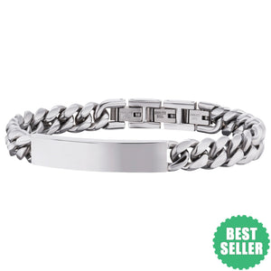 SAVE BRAVE CARTER CURB LINK ID BRACELET